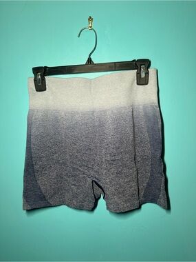 PINK Victoria's Secret Ombre High-Waist Bike Shorts - Blue/Gray